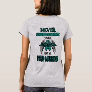 決して… PTSDの戦士 Tシャツ