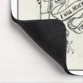 決してForgetsy マウスパッド (コーナー)