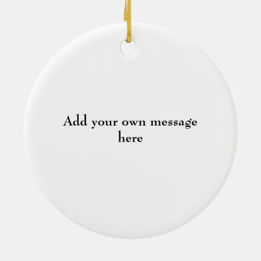 決し忘れて異なる除去水色 セラミックオーナメント (裏面)