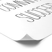 決める。コミット。成功。やる気を起こさせる引用文 ポスター (角)