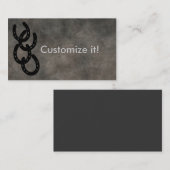 決め付けられた蹄鉄カスタマイズ可能な名刺 名刺 (正面/裏面)