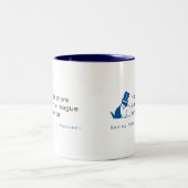 決め付けられる北の海岸の動物リーグ ツートーンマグカップ (中央)