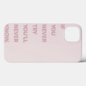 決もしして知らないことはない Case-Mate iPhoneケース (裏面 (横))