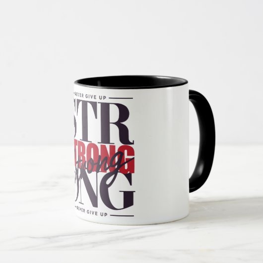 決やる気を起こさせるして上に与えない マグカップ (正面右)