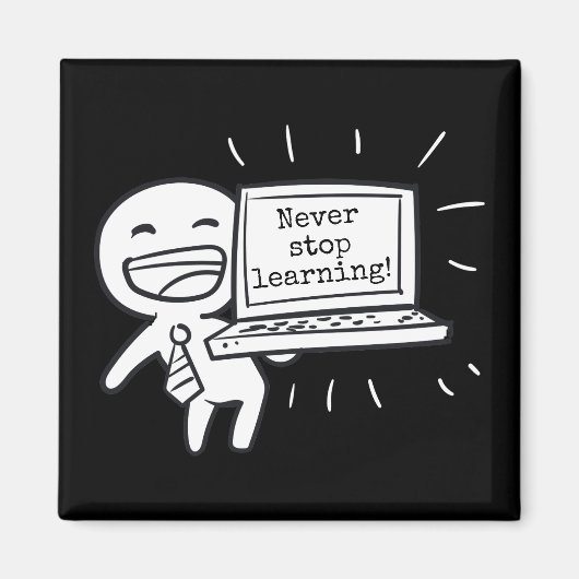 決ストップ学して！ マグネット (正面)