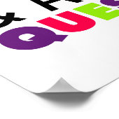 決ストップ疑問に思して頼の質問 ポスター (角)