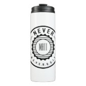 決パーソナライズされたしてやめ タンブラー (正面)