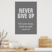 決与えしてやる気を起こさせる感動的 ポスター (キッチン)