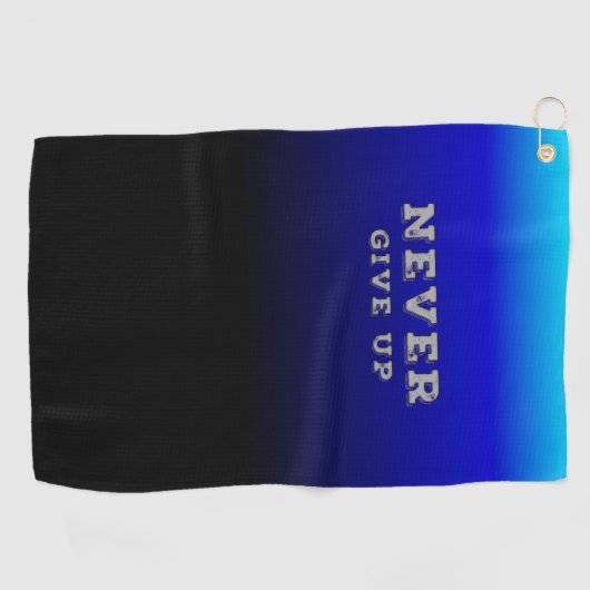 決与えして上にやる気を起こさせるら与えない ゴルフタオル (横)