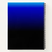 決与えして上に感動的ら与えない ノートブック (裏面)