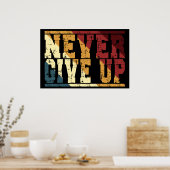 決与えして体操感動的を起こさない ポスター (キッチン)