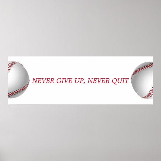 決与えして野球やめでやる気を起こさせるは ポスター (正面)