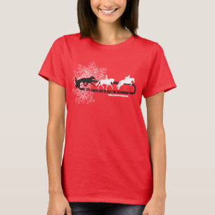決勝線はちょうど始めです Tシャツ