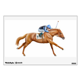 決勝線競走馬の壁のデカールへの競争