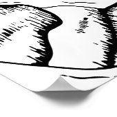 決定されたやる気を起こさせるハートは山を移動できる ポスター (角)