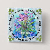 決定する 缶バッジ (正面)