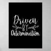 決定によって駆動 – ハッスル、ジム、成功 ポスター (正面)