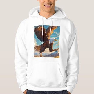 決定の鷲の結晶ビジョン パーカ