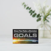 決定ゴールカード 名刺 (スタンド正面)