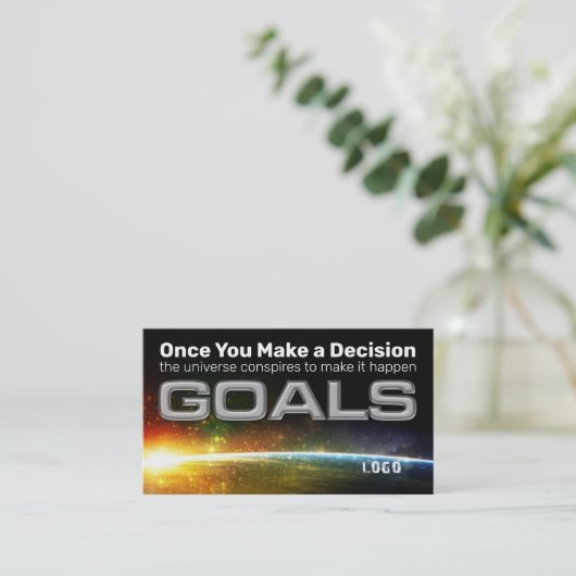 決定ゴールカード 名刺 (スタンド正面)