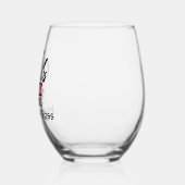 決定事項の応援 ステムなしワイングラス (左)