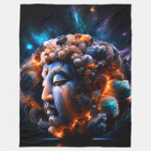 決定仏 フリースブランケット (正面)