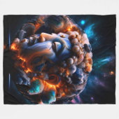 決定仏 フリースブランケット (正面(横))