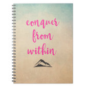 決定感動的タイポグラフィ引用文 ノートブック (正面)