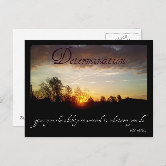 決定感動的引用文葉書 ポストカード (正面/裏面)