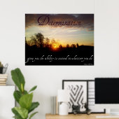 決定感動的引用文 ポスター (ホームオフィス)