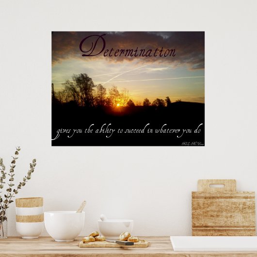 決定感動的引用文 ポスター (キッチン)