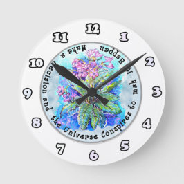 決定時計を作る ラウンド壁時計