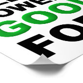 決定用コーヒーポスタおもしろいー ポスター (角)