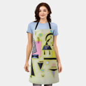 決定的なバラ色、ワッシリー・カンディンスキー エプロン (着用した状態)