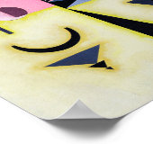 決定的なバラ色、ワッシリー・カンディンスキー ポスター (角)