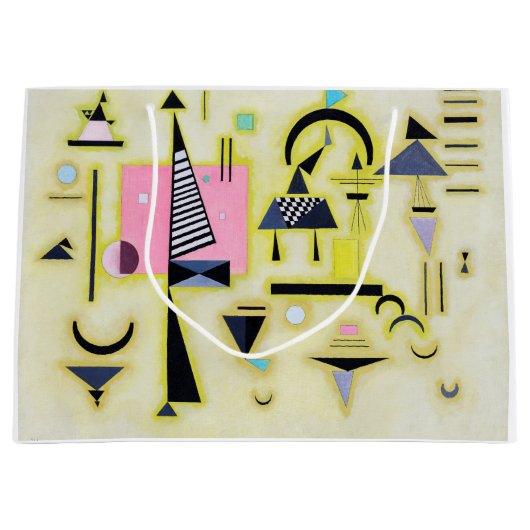 決定的なバラ色、ワッシリー・カンディンスキー ラージペーパーバッグ (正面)