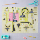 決定的なバラ色、ワッシリー・カンディンスキー 薄葉紙 (クラフト)