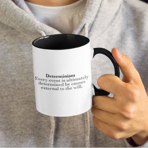 決定論の定義No Free Will Determinist マグカップ