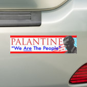 決定2020の投票Palantine私達は人々です バンパーステッカー (車上)