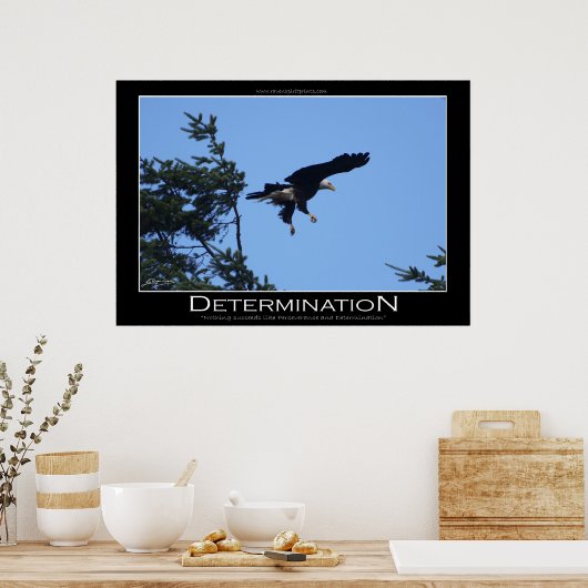 決定~ポスタやる気を起こさせるー ポスター (キッチン)