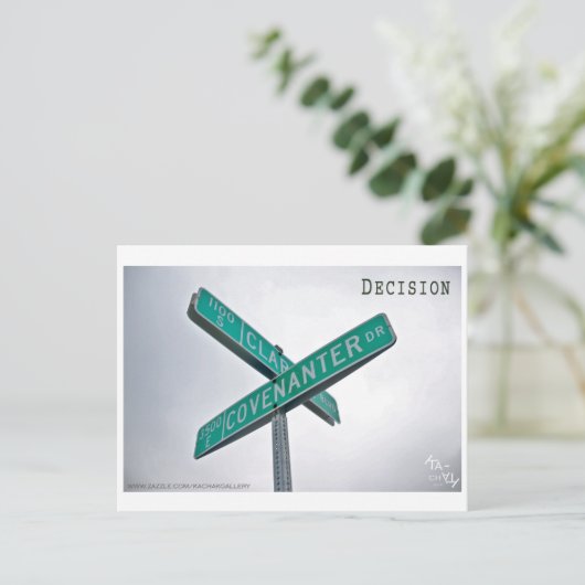 決定 ポストカード (スタンド正面)