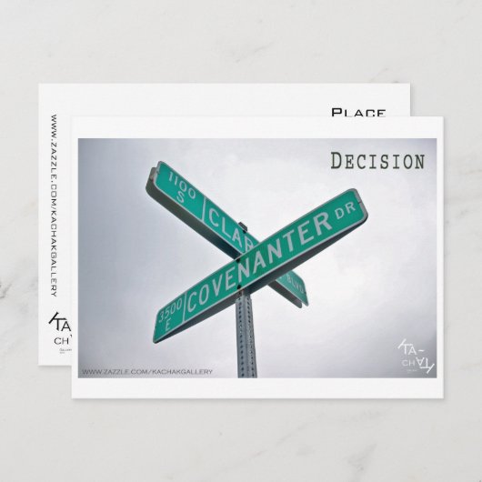 決定 ポストカード (正面/裏面)