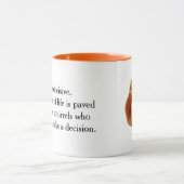 決定-リス--をして下さい マグカップ (中央)