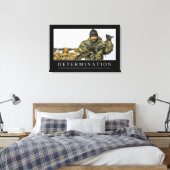 決定：感動的引用文 キャンバスプリント (インサイチュ (寝室))