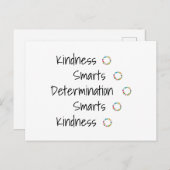 決定、Smarts、優しさベクトル(© Mira) ポストカード (正面/裏面)