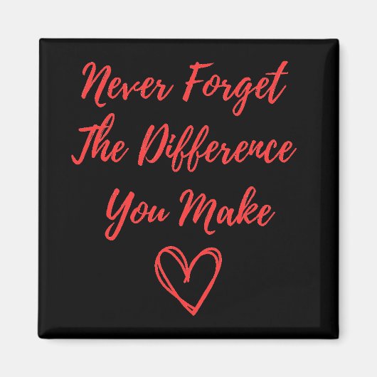 決忘れして違いはない マグネット (正面)