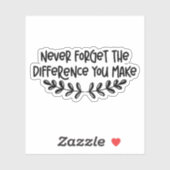 決忘れして違いは無い感動的 シール (シート)