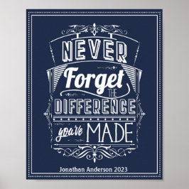 決忘れして違いを作った ポスター