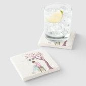 決意した心、花の咲くゴール» ストーンコースター (横)