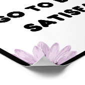 決意して目覚めるベッドに行く、引用文 ポスター (角)